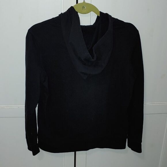 GAP Factory black  sweatshirt hoodie with Kangaroo pocket Sz S EUC - Picture 5 of 5